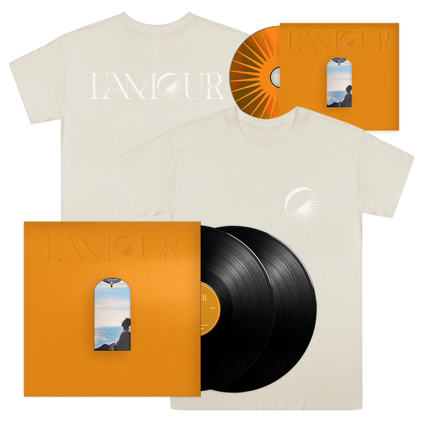 Pack Premium : CD et Double Vinyle "L'amour" + Tee-shirt Sable + Poster