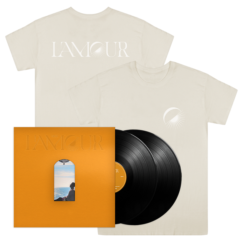 Pack : Double Vinyle "L'amour" + Tee-shirt Sable + Poster